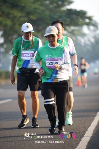 Race photo from BAF LIONS RUN 2024