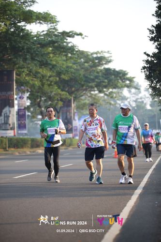 Race photo from BAF LIONS RUN 2024