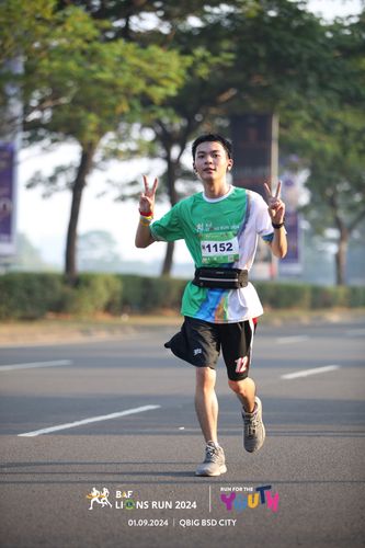 Race photo from BAF LIONS RUN 2024