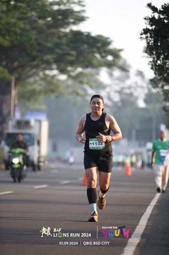 Race photo from BAF LIONS RUN 2024