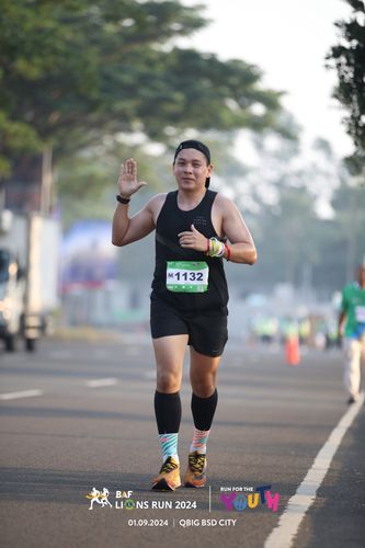 Race photo from BAF LIONS RUN 2024
