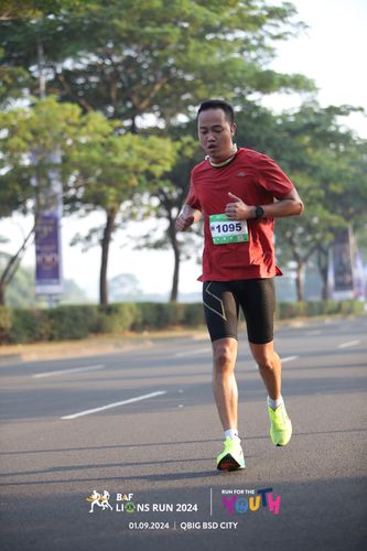 Race photo from BAF LIONS RUN 2024