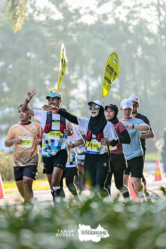 Race photo from Taman Budaya x BOGORUN 2025