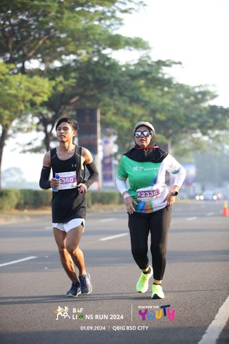 Race photo from BAF LIONS RUN 2024