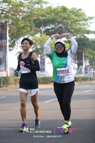 Race photo from BAF LIONS RUN 2024