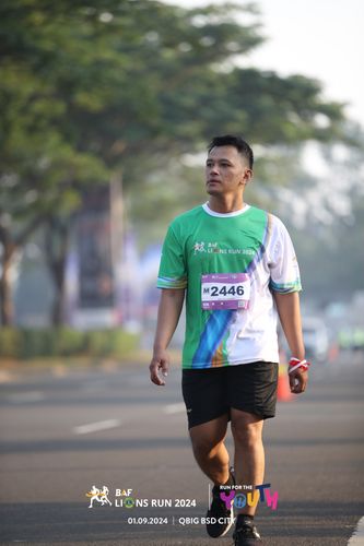 Race photo from BAF LIONS RUN 2024