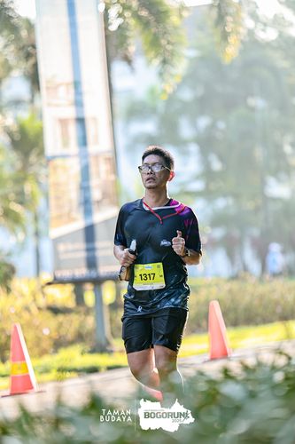 Race photo from Taman Budaya x BOGORUN 2025