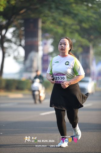 Race photo from BAF LIONS RUN 2024