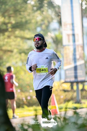 Race photo from Taman Budaya x BOGORUN 2025