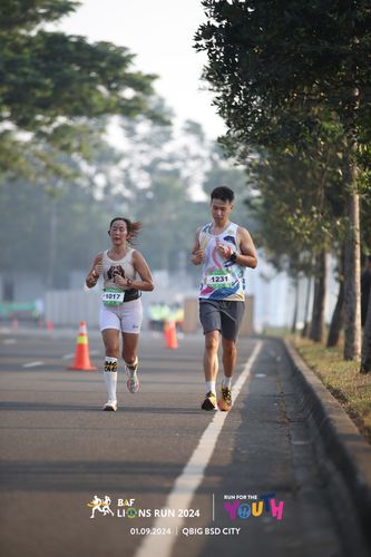 Race photo from BAF LIONS RUN 2024