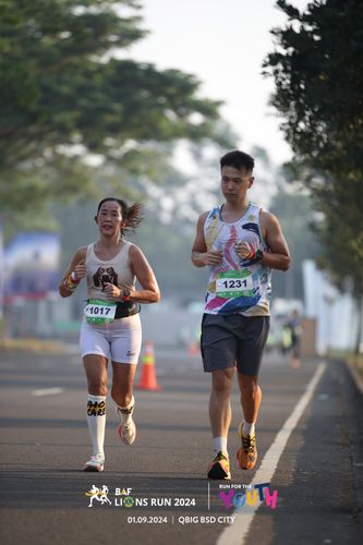 Race photo from BAF LIONS RUN 2024