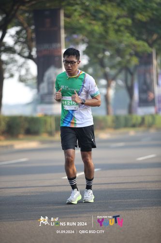 Race photo from BAF LIONS RUN 2024