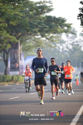 Race photo from BAF LIONS RUN 2024