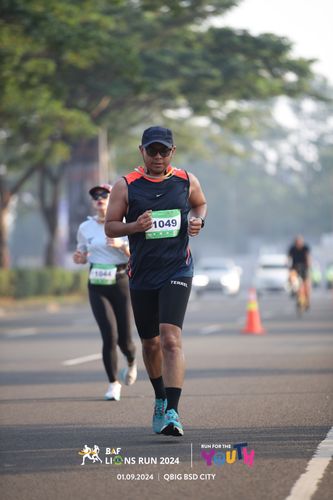 Race photo from BAF LIONS RUN 2024