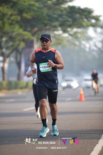 Race photo from BAF LIONS RUN 2024