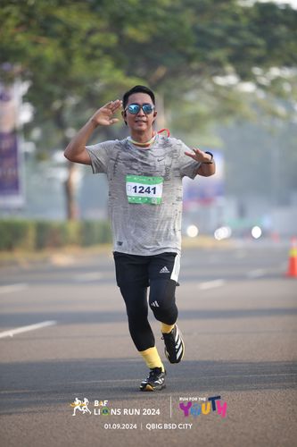 Race photo from BAF LIONS RUN 2024
