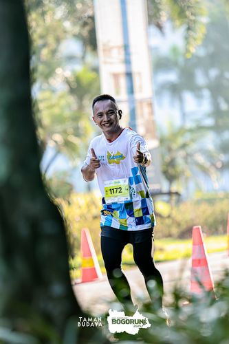 Race photo from Taman Budaya x BOGORUN 2025