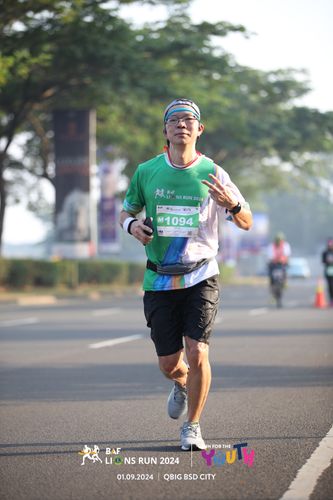 Race photo from BAF LIONS RUN 2024