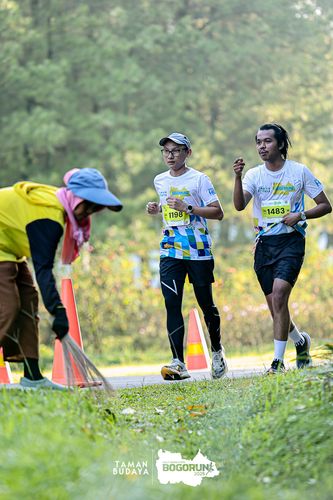 Race photo from Taman Budaya x BOGORUN 2025