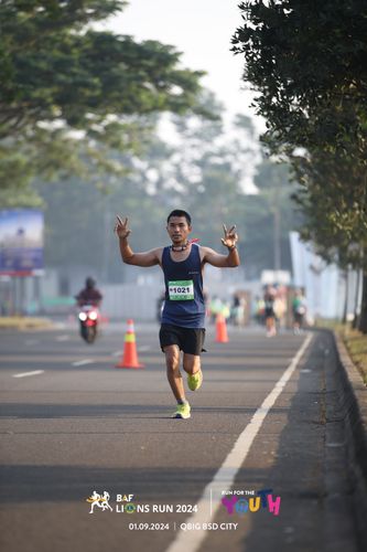 Race photo from BAF LIONS RUN 2024