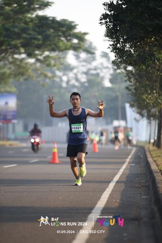 Race photo from BAF LIONS RUN 2024