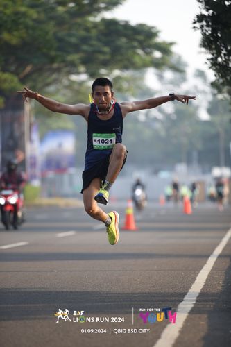 Race photo from BAF LIONS RUN 2024