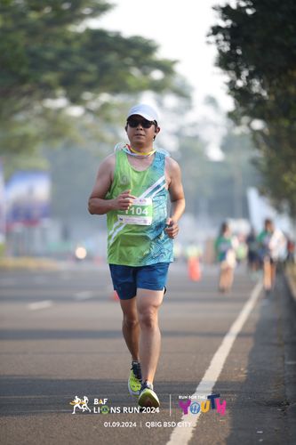 Race photo from BAF LIONS RUN 2024