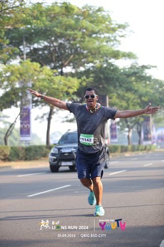 Race photo from BAF LIONS RUN 2024