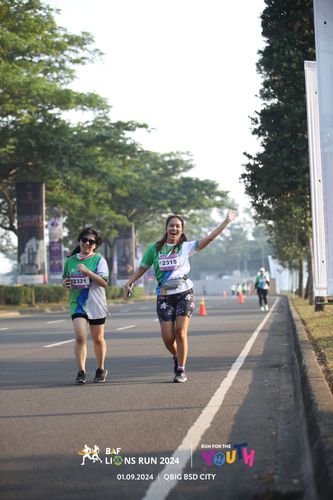 Race photo from BAF LIONS RUN 2024