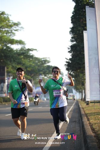 Race photo from BAF LIONS RUN 2024