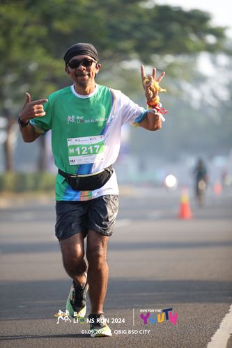 Race photo from BAF LIONS RUN 2024