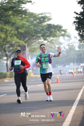 Race photo from BAF LIONS RUN 2024