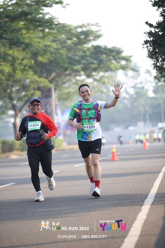 Race photo from BAF LIONS RUN 2024