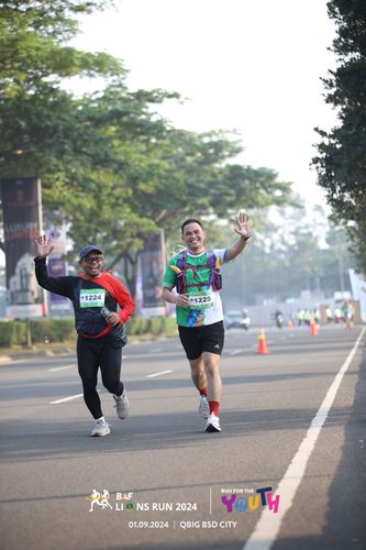 Race photo from BAF LIONS RUN 2024