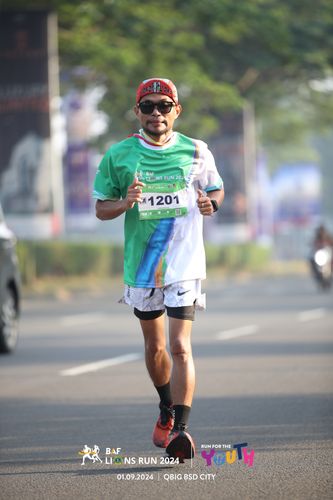 Race photo from BAF LIONS RUN 2024