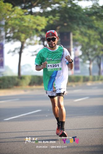 Race photo from BAF LIONS RUN 2024