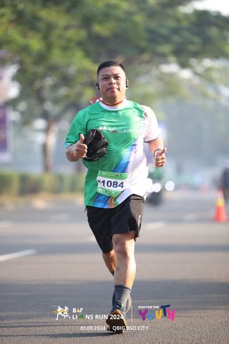 Race photo from BAF LIONS RUN 2024