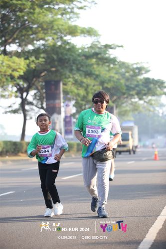 Race photo from BAF LIONS RUN 2024