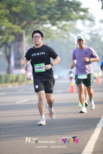 Race photo from BAF LIONS RUN 2024