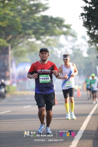 Race photo from BAF LIONS RUN 2024