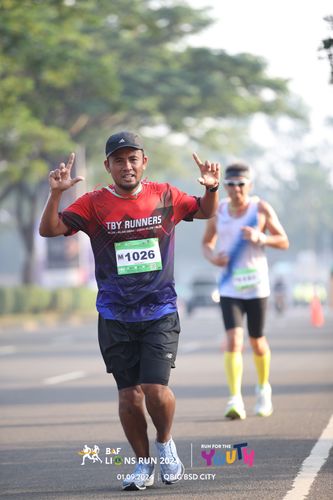 Race photo from BAF LIONS RUN 2024