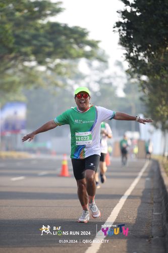 Race photo from BAF LIONS RUN 2024
