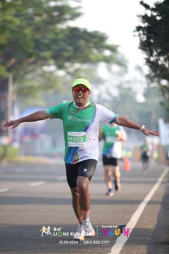 Race photo from BAF LIONS RUN 2024