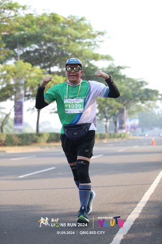 Race photo from BAF LIONS RUN 2024