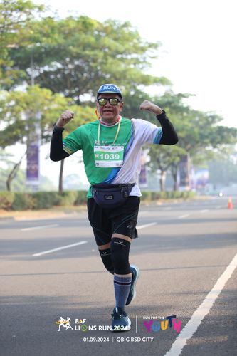 Race photo from BAF LIONS RUN 2024
