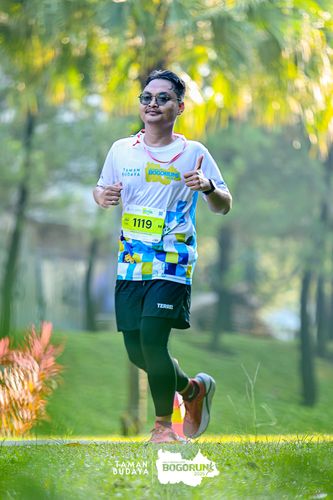 Race photo from Taman Budaya x BOGORUN 2025
