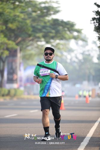 Race photo from BAF LIONS RUN 2024