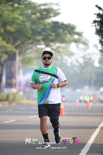 Race photo from BAF LIONS RUN 2024