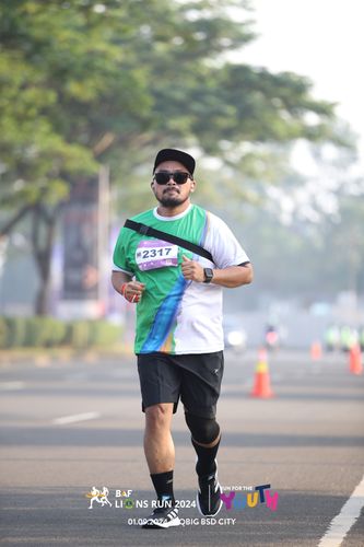 Race photo from BAF LIONS RUN 2024
