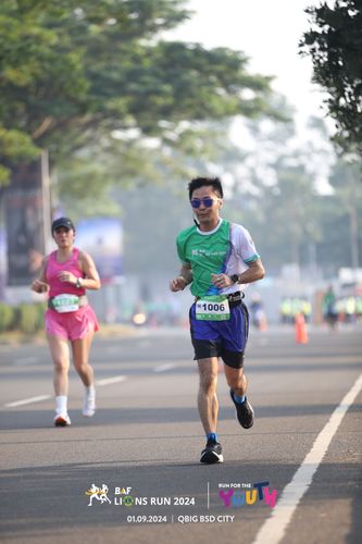 Race photo from BAF LIONS RUN 2024